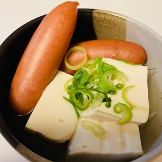 寒い日の朝ごはんに　簡単ミニ湯豆腐